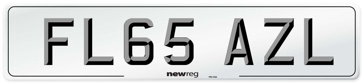 FL65 AZL Number Plate from New Reg